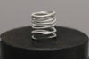 OLIO E ACETO sterling silver star rail width ring OA05F08